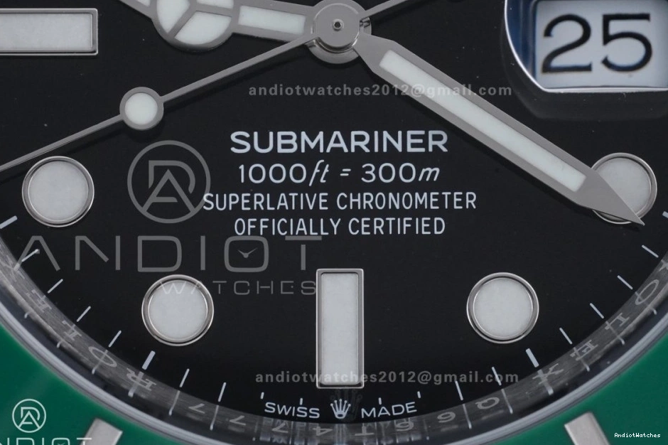 904L Green Ceramic Starbucks Youth EyeCatching Submariner The 41mm VSF Version 1155 126610LV A Steel 0206